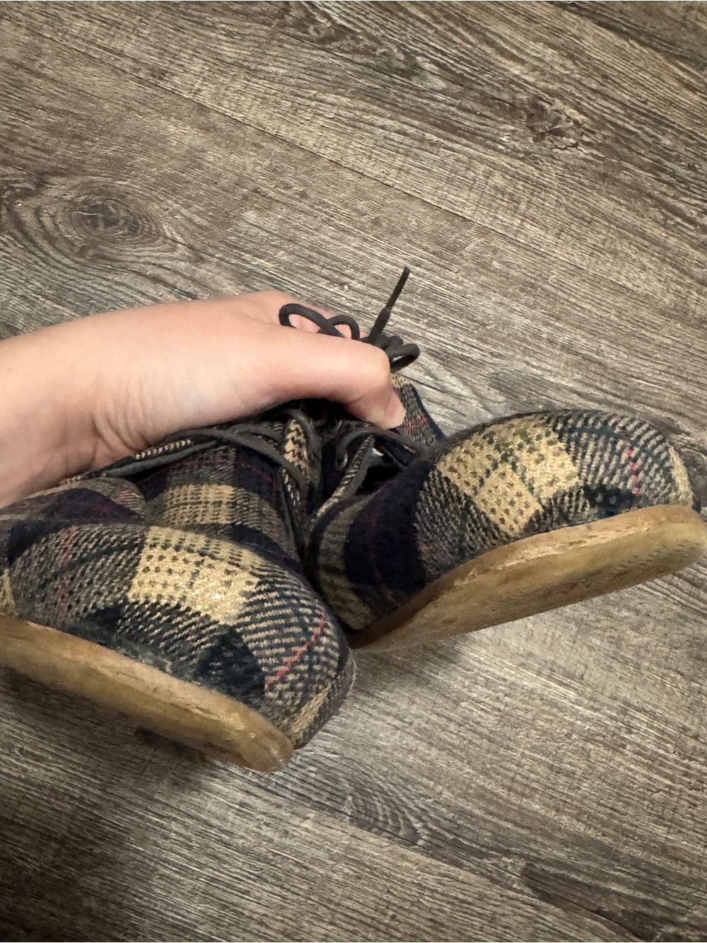John Fluevog Plaid Derby Shoes Mens 9 - Picture 4 of 5